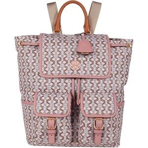 Tory Burch Pink Geometric Women's Backpack